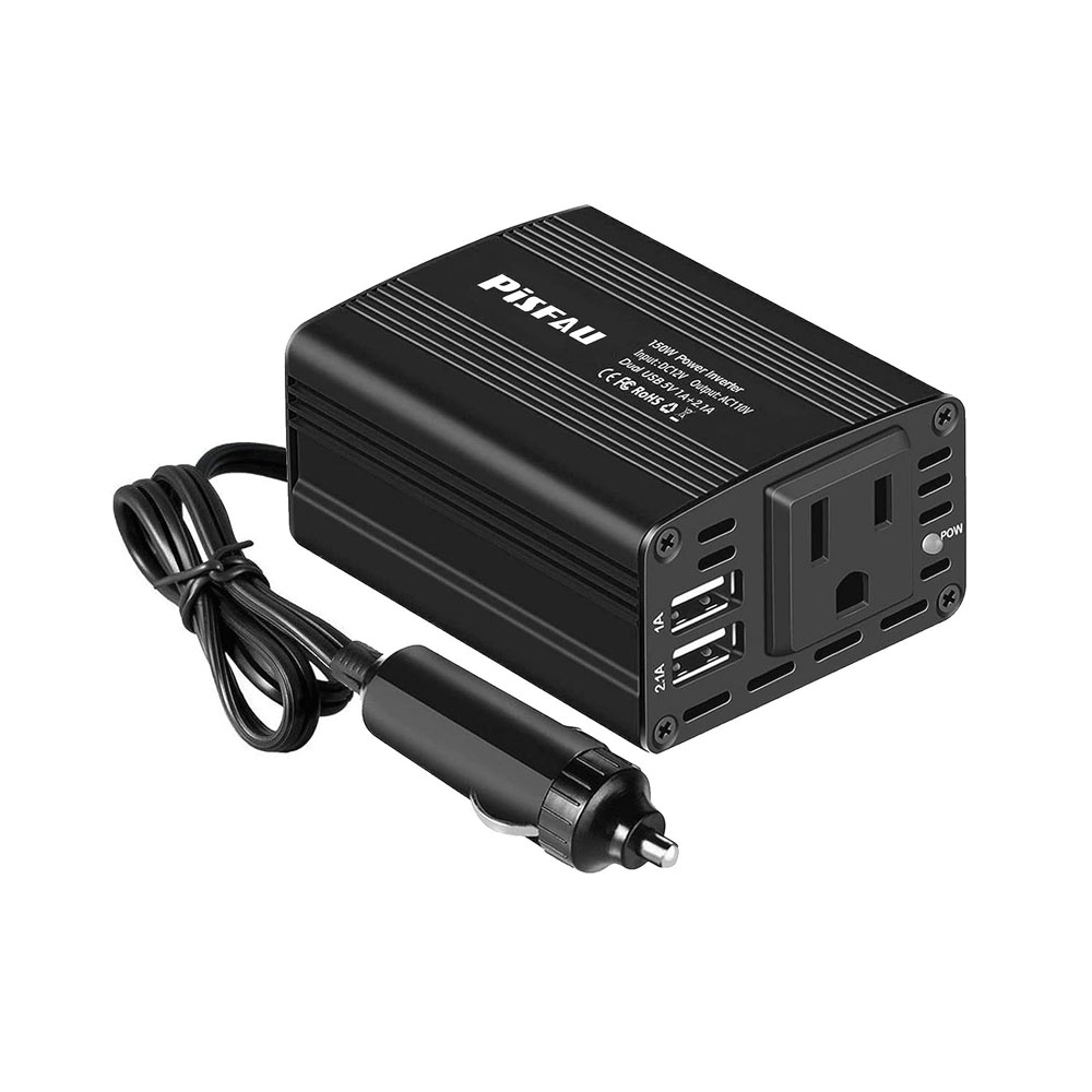 150W Power Inverter 12V DC to 110V AC Car Plug