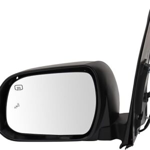 TRQ Left Mirror with Heat Manual Folding with Blind