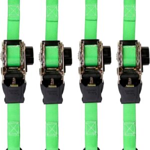 SMARTSTRAPS Retractable Ratchet Tie Down Straps