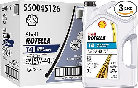 Shell Rotella T4 Triple Protection 15W-40 Motor Oil