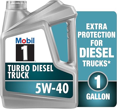 Mobil 1 Turbo Diesel Truck Full Synthetic Motor Oil 5W-40