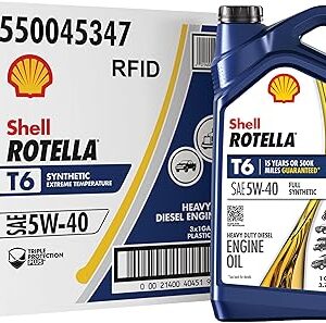 Shell Rotella T6 Full Synthetic 5W-40 Motor Oil