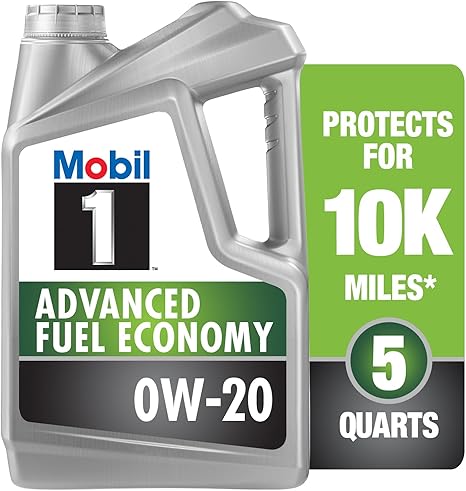 Mobil 1 Advanced Fuel Economy Full Synthetic Motor Oil 0W-20