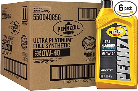 Pennzoil Ultra Platinum Full Synthetic 0W-40 Motor Oil